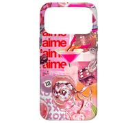 Carcasa para iPhone 17 Pro MAX Lápiz Labial Preppy Pink Disco Ball Kiss Cowgirl Martini Collage