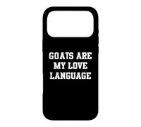 Carcasa para iPhone 17 Pro MAX Las Cabras Son mi lenguaje de Amor.
