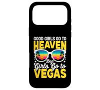 Carcasa para iPhone 17 Pro MAX Las Chicas Buenas Van al Cielo Las Chicas Malas Van a Las Vegas Juego Divertido