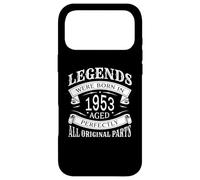 Carcasa para iPhone 17 Pro MAX Las Leyendas Nacieron en 1953 envejecidas Perfectamente Todas Las Partes Originales
