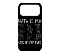 Carcasa para iPhone 17 Pro MAX Las matemáticas Son Divertidas Dijo Que Nadie Nunca es Divertido Profesor de cálculo de matemáticas