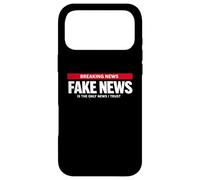 Carcasa para iPhone 17 Pro MAX Las Noticias Falsas Son la única noticia en la Que confío - Humor de sátira política
