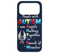 Carcasa para iPhone 17 Pro MAX Las Personas con Autismo Son ángeles Puzzle Conciencia sobre el Autismo