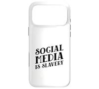 Carcasa para iPhone 17 Pro MAX Las Redes sociales Son esclavitud (Declaración de desintoxicación Digital)