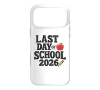 Carcasa para iPhone 17 Pro MAX Last Day of School 2026 Student Teacher Graduation