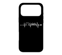 Carcasa para iPhone 17 Pro MAX Latido del corazón París Texto ECG Curva Ciudad Francia