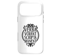 Carcasa para iPhone 17 Pro MAX Latín - Verba Volant, scripta manent