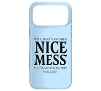 Carcasa para iPhone 17 Pro MAX Laurel & Hardy Aquí está Otro Buen lío Ollie Cita