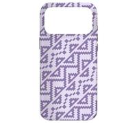 Carcasa para iPhone 17 Pro MAX Lavender Purple Triangle Zigzag Geometric Abstract Pattern