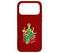Carcasa para iPhone 17 Pro MAX Laxmi Mata, Diwali Lakshmi Ji On A Lotus Illustration, Pooja