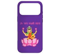 Carcasa para iPhone 17 Pro MAX Laxmi Mata, Diwali Om Jai Lakshmi Mata Sánscrito Hindú Pooja