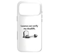 Carcasa para iPhone 17 Pro MAX Lázaro Verificar Irónico Levantamiento Fe Jesús