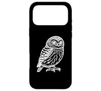 Carcasa para iPhone 17 Pro MAX Lechuza Arte Lineal Observador de Aves