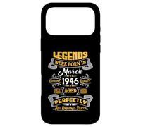 Carcasa para iPhone 17 Pro MAX Legend February 1946 Vintage 80th Birthday Tees Made in 1946