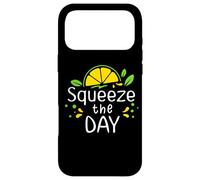 Carcasa para iPhone 17 Pro MAX Lemon Coffee Squeeze The Day Sign,When Life Gives You Lemons