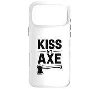 Carcasa para iPhone 17 Pro MAX Leñador Divertido Kiss My Axe