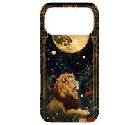 Carcasa para iPhone 17 Pro MAX Leo Signo del Zodiaco Astrología Celestial León Luna