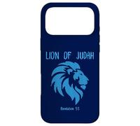 Carcasa para iPhone 17 Pro MAX León de Judá Revelación Cristiana 5:5 Fe Mesiánica