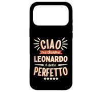 Carcasa para iPhone 17 Pro MAX Leonardo Idea Regalo Personalizzata Nome Divertente