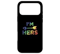 Carcasa para iPhone 17 Pro MAX Lesbian Couple I'm Hers Matching LGBT Pride