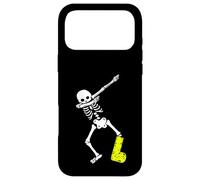 Carcasa para iPhone 17 Pro MAX Lesión Divertida Dabbing Esqueleto Pierna Rota niños Adultos