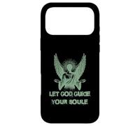 Carcasa para iPhone 17 Pro MAX Let God Guide Your Soul Ángel Alas Fe Espiritual