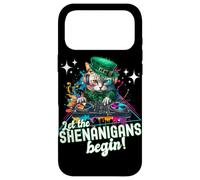 Carcasa para iPhone 17 Pro MAX Let The Shenanigans Begin! DJ Cat Music St Patrick’s Humor