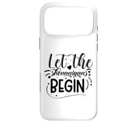 Carcasa para iPhone 17 Pro MAX Let The Shenanigans Begin | St Patricks Day