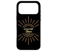 Carcasa para iPhone 17 Pro MAX Let Your Light Shine - Matthew 5:16 Men Women Kids Christian