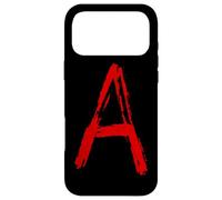 Carcasa para iPhone 17 Pro MAX Letra A Escarlata