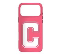 Carcasa para iPhone 17 Pro MAX Letra C Big Bold Capital Varsity Alfabeto Monograma