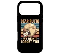 Carcasa para iPhone 17 Pro MAX Letra con Forma de corazón Vintage de Dear Pluto We Didn'T Forget You