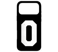 Carcasa para iPhone 17 Pro MAX Letra O Grande Monograma Ortografía Inicial, Varsity