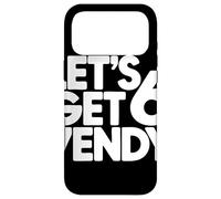 Carcasa para iPhone 17 Pro MAX Let's Get 6 7endy Tipografía Retro Años 60 70 Cumpleaños