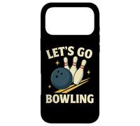 Carcasa para iPhone 17 Pro MAX Let's Go Bowling Divertido Diseño Deportivo Retro