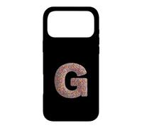 Carcasa para iPhone 17 Pro MAX Letter G Candy Rainbow Sprinkles Monogram Men, Women, Kids
