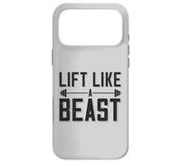 Carcasa para iPhone 17 Pro MAX Levantar como Una Bestia Diciendo Culturista Barbell