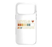 Carcasa para iPhone 17 Pro MAX Level 05 Complete Vintage 05 Years 5th Wedding Anniversary