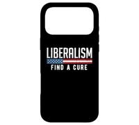 Carcasa para iPhone 17 Pro MAX Liberalismo Encuentra una Cura Divertido Meme Político Humor Gráfico