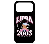 Carcasa para iPhone 17 Pro MAX Libra 2003 Zodiac Year Melanin Skin Afro Diva Rasgos