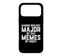 Carcasa para iPhone 17 Pro MAX Libro de Oceanografía de Biología Marina Major by Day Memes by Night