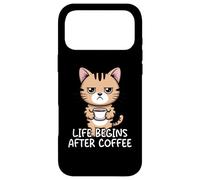 Carcasa para iPhone 17 Pro MAX Life Begins After Coffee