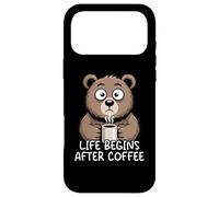 Carcasa para iPhone 17 Pro MAX Life Begins After Coffee