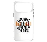 Carcasa para iPhone 17 Pro MAX Life Goal Pet All The Dogs Puppy Paws Doggy Pet Entusiasta