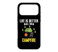 Carcasa para iPhone 17 Pro MAX Life Is Better All The Campfire Camping Camper Adventure