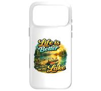 Carcasa para iPhone 17 Pro MAX Life Is Better At The Lake Sunset Canoe Nature Vibes Graphic