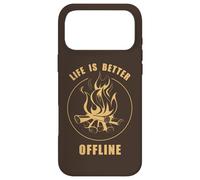 Carcasa para iPhone 17 Pro MAX Life is Better Offline - Camping & Star Gazing Nature Quote