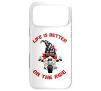 Carcasa para iPhone 17 Pro MAX Life Is Better On The Ride Cute Oldschool Biker Kids GNOME