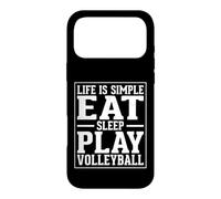 Carcasa para iPhone 17 Pro MAX Life Is Simple Eat Sleep Play Volleyball
