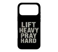 Carcasa para iPhone 17 Pro MAX Lift Heavy Pray Hard - Faith Meets Fitness